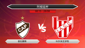 阿根廷杯 - 普拉滕斯 vs 科尔多瓦学院