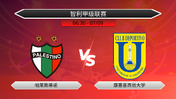 智利甲级联赛 帕莱斯蒂诺 VS 康塞普西翁大学